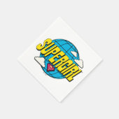 Serviette En Papier Supergirl Graphique Pop Global (Coin)