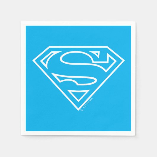Serviette En Papier Supergirl Outline S-Shield (Devant)