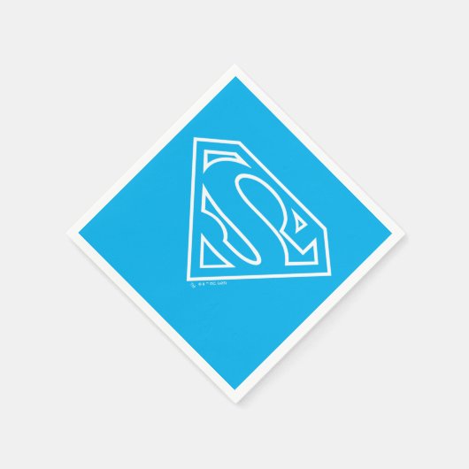 Serviette En Papier Supergirl Outline S-Shield (Coin)