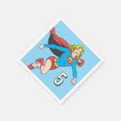 Serviette En Papier Supergirl Pose 1 (Coin)