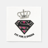 Serviette En Papier Supergirl S-Shield "Adapté Pour Une Reine" (Devant)
