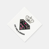 Serviette En Papier Supergirl S-Shield "Adapté Pour Une Reine" (Coin)
