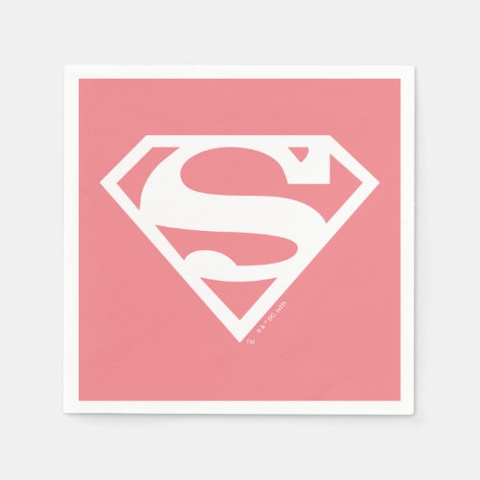 Serviette En Papier Supergirl Solid S-Shield (Devant)