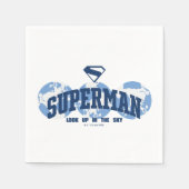 Serviette En Papier Superman dans le monde (Devant)