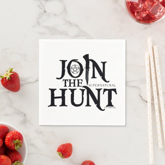 Serviette En Papier Supernatural "Join the Hunt" (En situation)