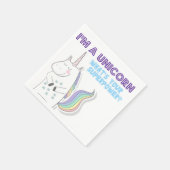 Serviette En Papier Superpuissance de l'Unicorne (Coin)