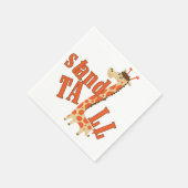 Serviette En Papier Support de girafe grand (Coin)