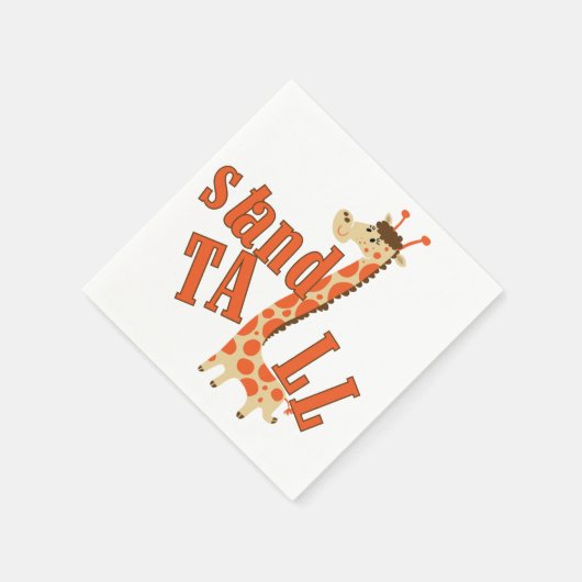 Serviette En Papier Support de girafe grand (Coin)