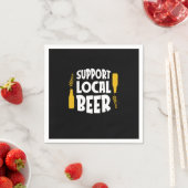 Serviette En Papier Support de la bière locale (En situation)