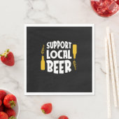 Serviette En Papier Support de la bière locale (En situation)