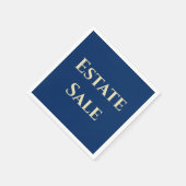 Serviette En Papier Support de vente immobilier classique (Coin)