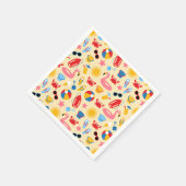 Serviette En Papier Sur la plage (Coin)