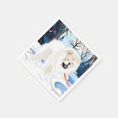 Serviette En Papier SUR LA RIVIÈRE Crème Chow Napkins (Coin)