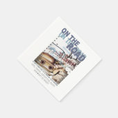 Serviette En Papier Sur La Route (Coin)