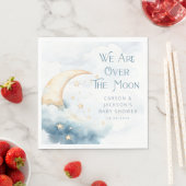 Serviette En Papier Sur le Baby shower de lune serviettes (En situation)