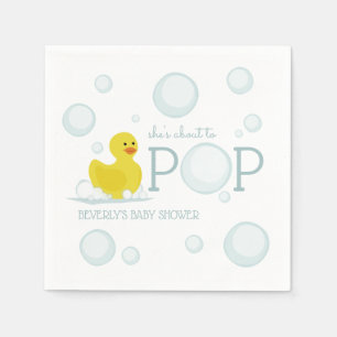 Serviette En Papier Sur le point de faire tomber le Baby shower de bul