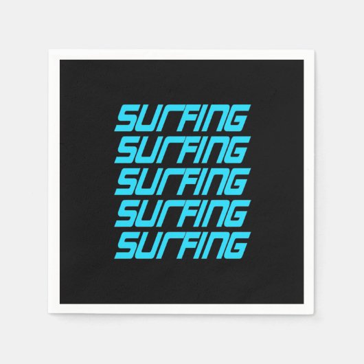 Serviette En Papier Surf (Devant)