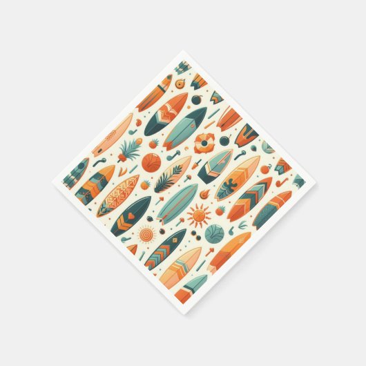 Serviette En Papier Surf (Coin)