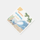 Serviette En Papier Surf Beach Anniversaire de fête Napkins (Coin)