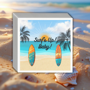 Serviette En Papier Surf bébé - Baby shower