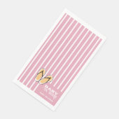 Serviette En Papier Surf Board Baby Shower Custom - Gender Neutral (Coin)