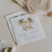 Serviette En Papier Surf côtier Baby shower "Baby on board"