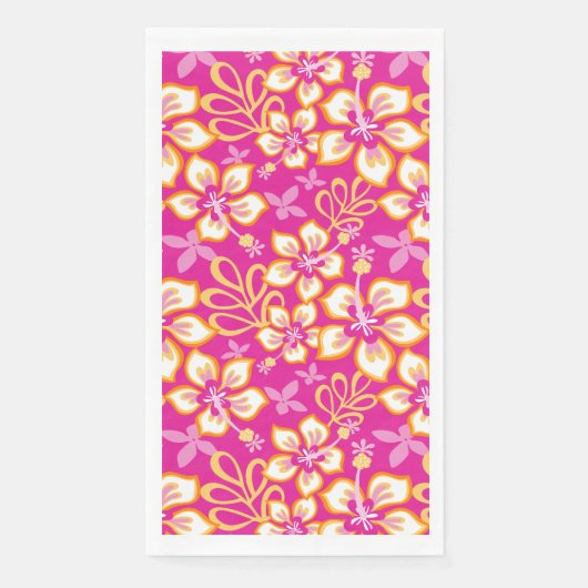 Serviette En Papier Surf JUNGLE (COMBO ROSE CHAUDE) (Devant)