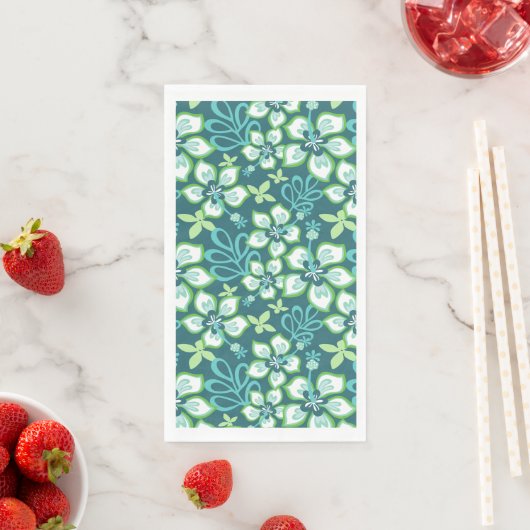 Serviette En Papier Surf JUNGLE (COMBO TURQUOISE) (En situation)