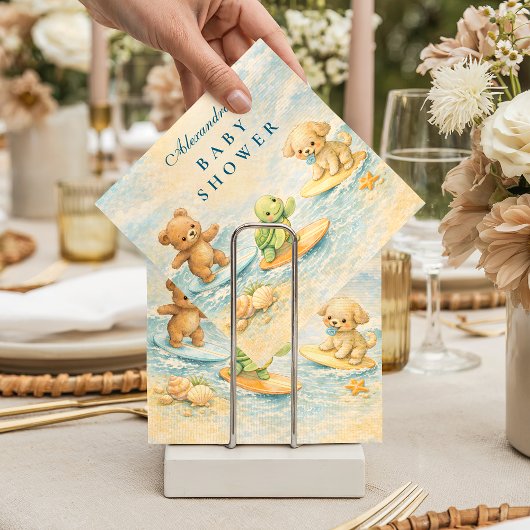 Serviette En Papier Surf’s Up Baby Shower