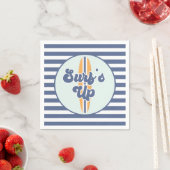 Serviette En Papier Surf Up Surboard Beach Anniversaire (En situation)