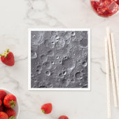 Serviette En Papier Surface de la lune (En situation)