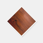 Serviette En Papier Surface en bois d'acajou (Coin)