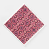 Serviette En Papier Surface inclinée rose (Coin)
