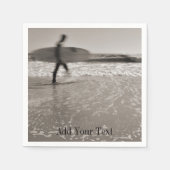 Serviette En Papier Surfer par Shirley Taylor Paper Napkins (Devant)