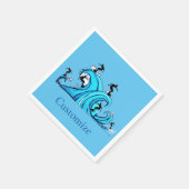 Serviette En Papier Surfers Partout Thunder_Cove (Coin)