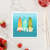 Serviette En Papier Surfs Up Surboard Anniversaire (En situation)