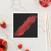 Serviette En Papier Surnaturel "Join Hunt" Red Splash (En situation)