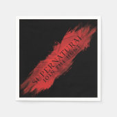 Serviette En Papier Surnaturel "Join Hunt" Red Splash (Devant)