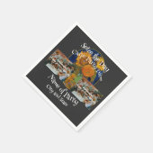 Serviette En Papier Surprise Birthday Festival Block 2024 Party (Coin)