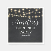 Surprise d'anniversaire de Lumière de Corde Noire
