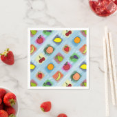 Serviette En Papier Surprise de Fruits (En situation)
