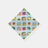 Serviette En Papier Surprise de Fruits (Coin)