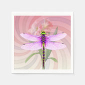 Serviette En Papier Surreal 60's Theme Dragon Fly (Devant)