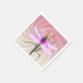 Serviette En Papier Surreal 60's Theme Dragon Fly (Coin)