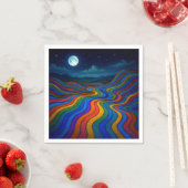 Serviette En Papier Surreal Dream Land (En situation)