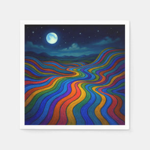 Serviette En Papier Surreal Dream Land