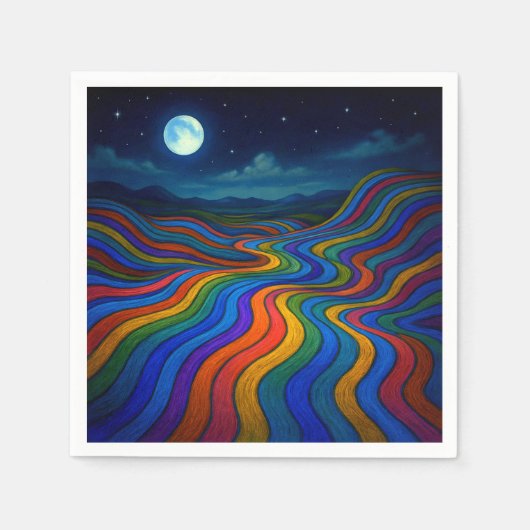 Serviette En Papier Surreal Dream Land (Devant)