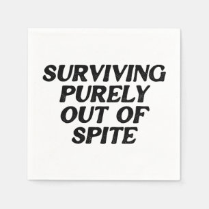 Serviette En Papier Survivre Purement Hors D'Espèce