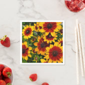 Serviette En Papier Susan aux yeux noirs (En situation)