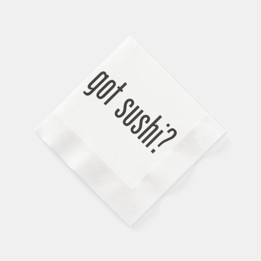 Serviette En Papier sushi (Coin)